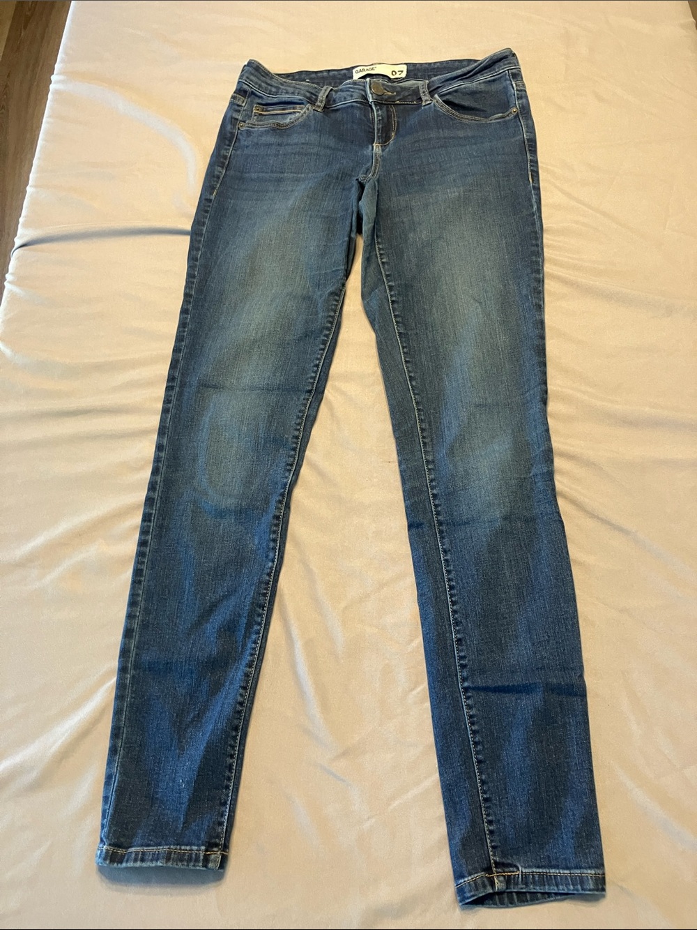 Garage Women's Skinny Jeans - Medium Blue Wash